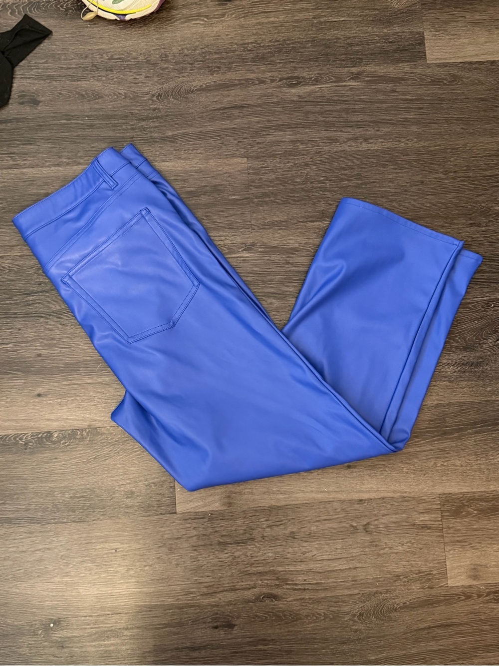 Divided Bold Royal Blue Faux Leather Pant